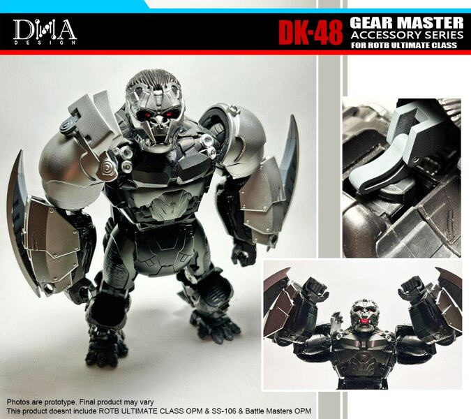 Image Of DNA Design DK 48 Apelinq Gear Master Upgrade Kit For ROTB Ultimate Optimus Primal  (14 of 22)